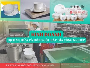 Dịch vụ rửa và đóng gói bát địa công nghiệp