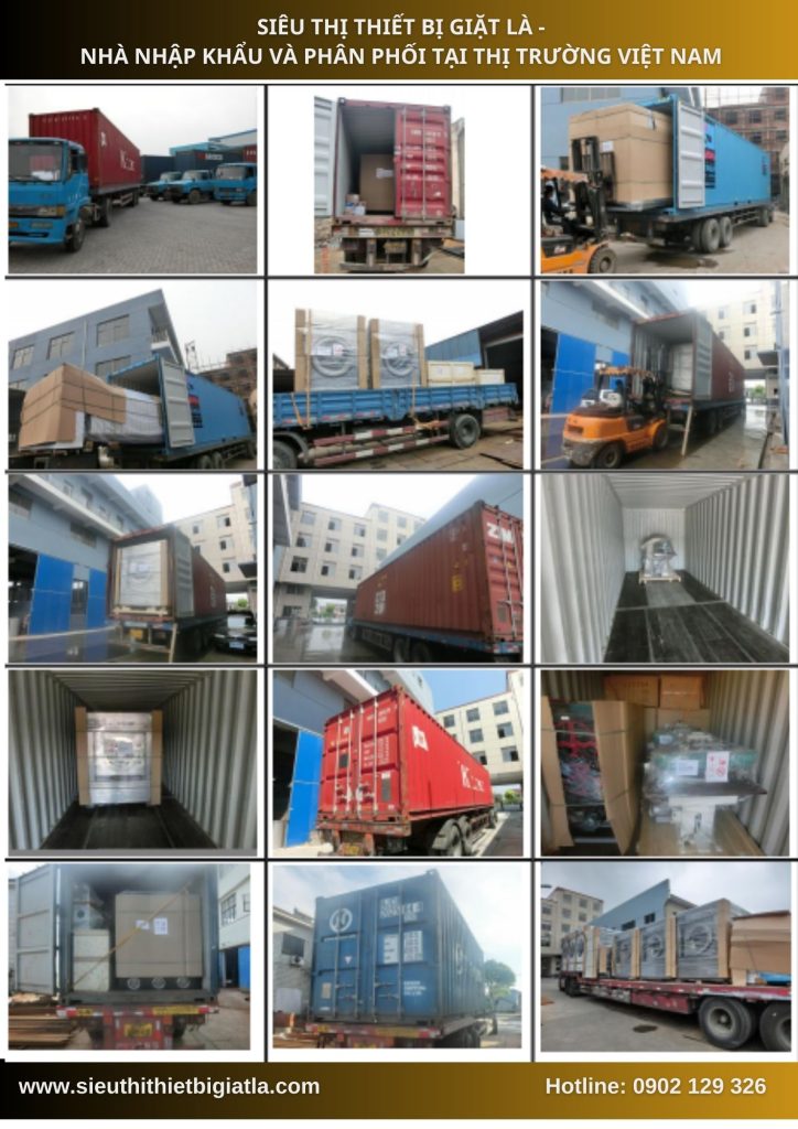 Nhập khẩu máy giặt công nghiệp Trung Quốc về Việt Nam - Siêu thị thiết bị giăt là