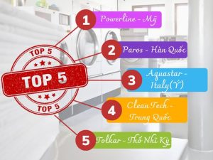 Top 5 máy giặt công nghiệp tốt nhất năm 2024