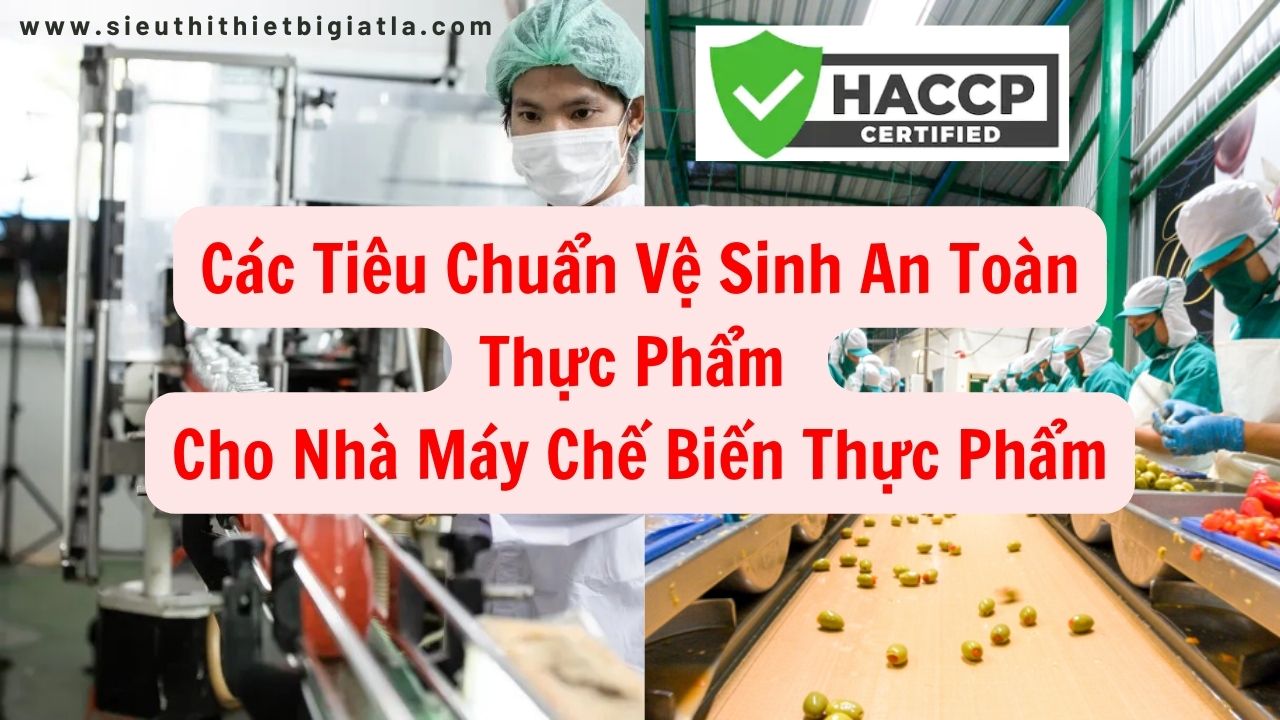 Các Tiêu Chuẩn Vệ Sinh An Toàn Thực Phẩm Cho Nhà Máy Chế Biến Thực Phẩm
