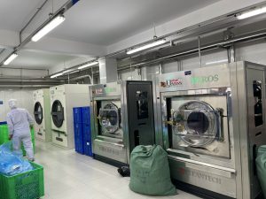 Máy giặt sấy công nghiệp Paros Hàn Quốc