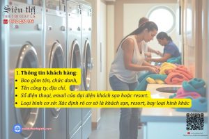 Thu thập thông tin chung cho hệ thống giặt là khách sạn resort