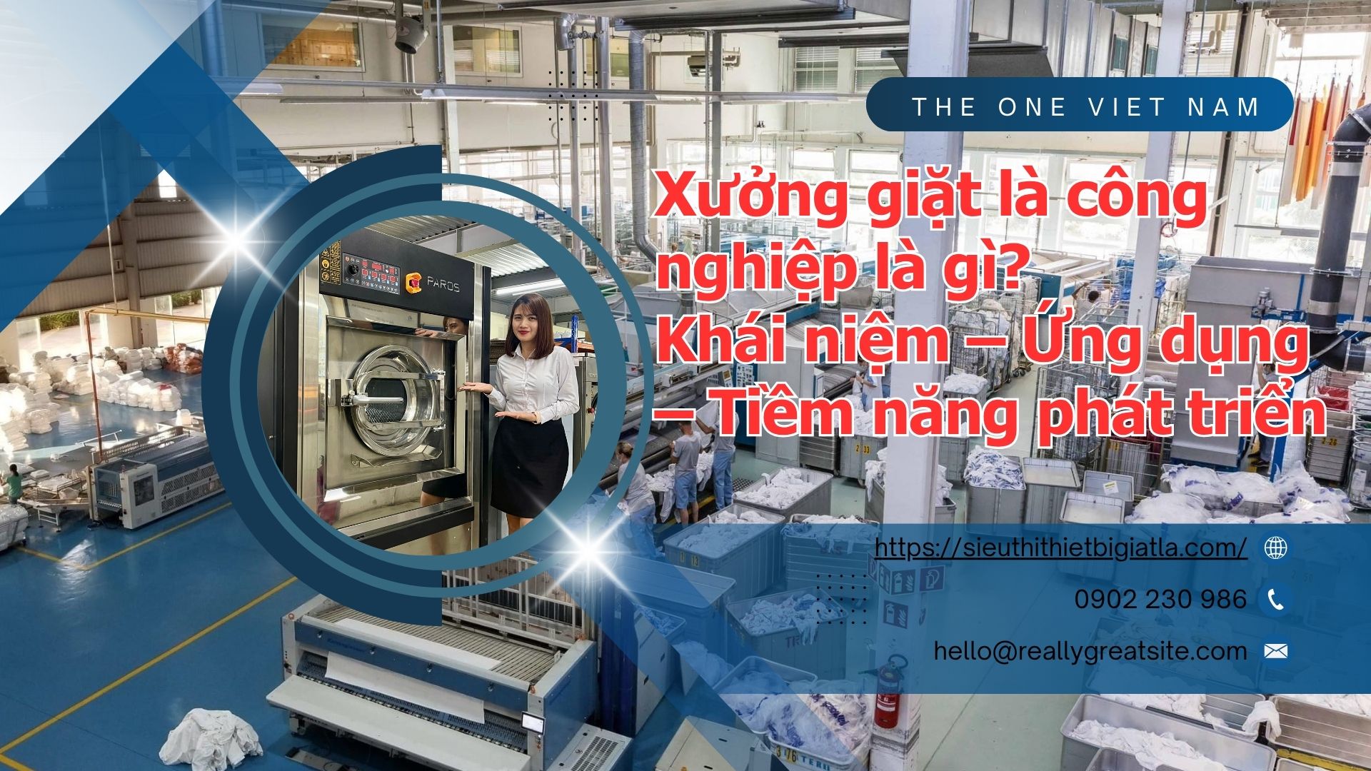 Xưởng giặt là công nghiệp là gì Khái niệm – Ứng dụng – Tiềm năng phát triển