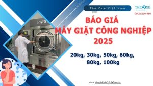 Báo Giá Máy Giặt Công Nghiệp 2025 30kg, 50kg, 60kg, 80kg, 100kg