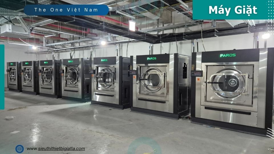 Máy giặt công nghiệp – Trái tim của thiết bị