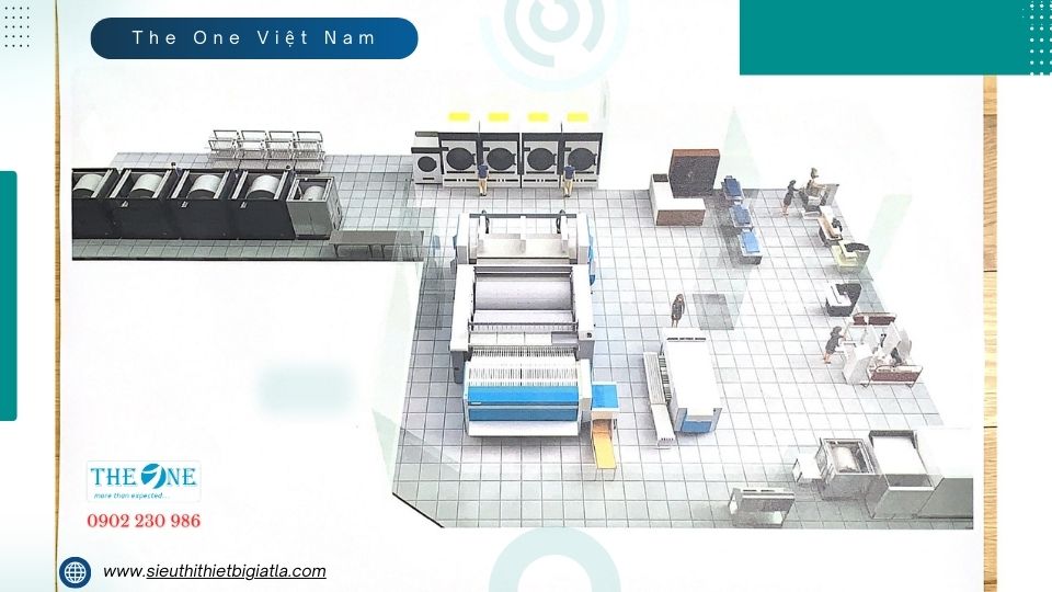 Tiêu chuẩn lựa chọn thiết bị cho khu giặt là khách sạn hạng sang