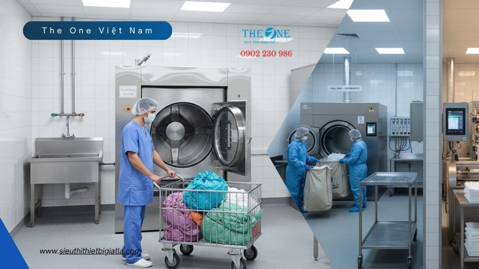 Nhu cầu và giả định thiết kế giặt là bệnh viện