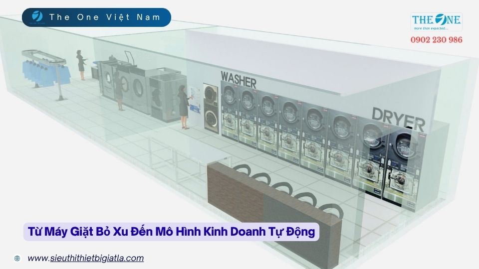 Từ Máy Giặt Bỏ Xu Đến Mô Hình Kinh Doanh Tự Động