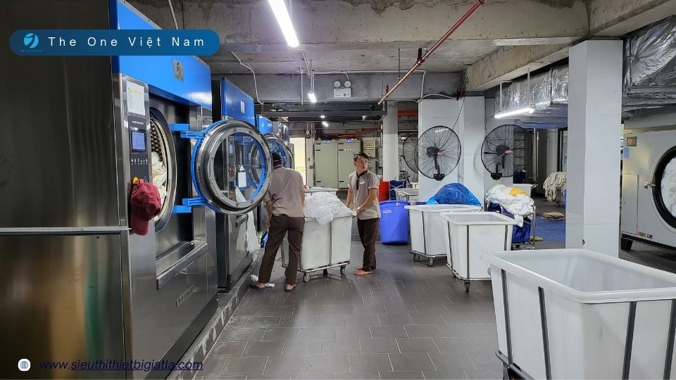Hệ thống giặt là công nghiệp chuyên nghiệp