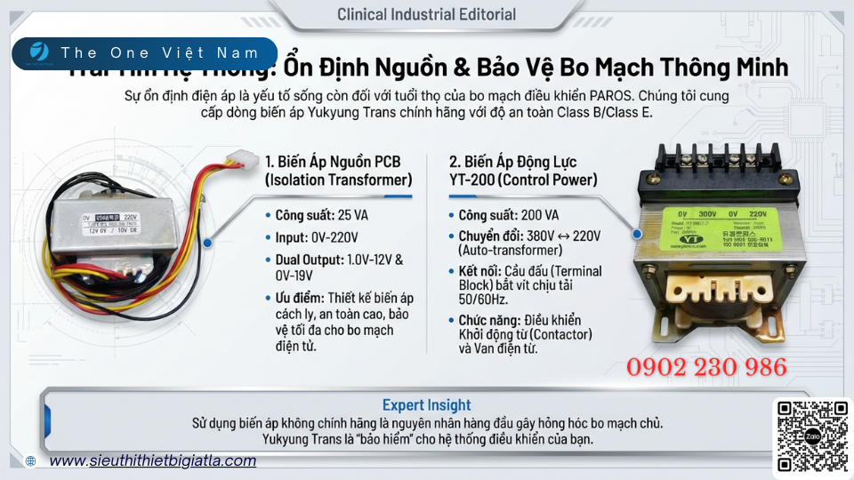 Biến áp máy giặt công nghiệp hàn quốc