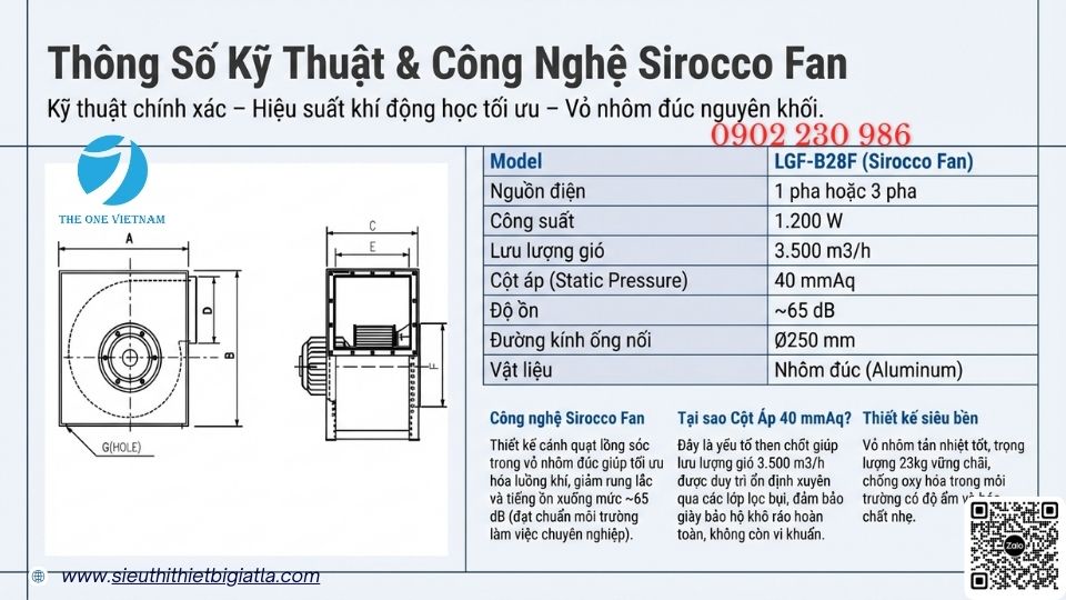 Thông Số Kỹ Thuật Động Cơ Quạt Hút Máy Sấy Giày Phòng Sạch PAROS