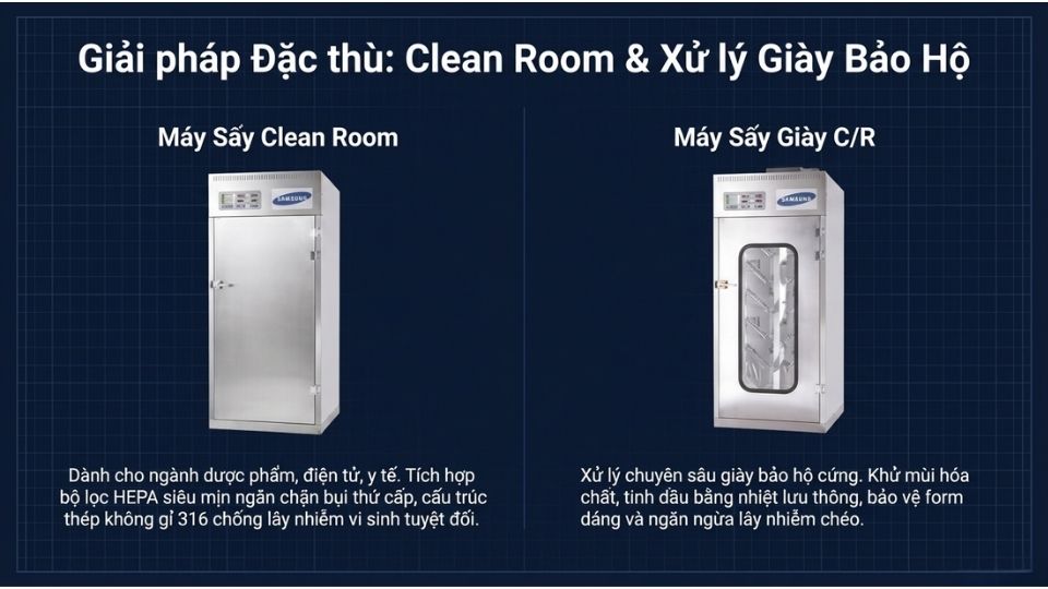 Máy sấy giày công nghiệp Paros
